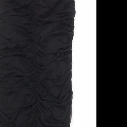 Cameo Rose Womens Black Polyester Bodycon Size 10 Sweetheart Pullover