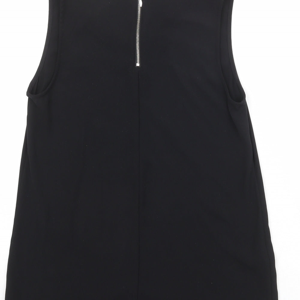 Womens UK Size 10 NEXT Black Basic Blouse