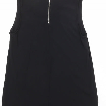 Womens UK Size 10 NEXT Black Basic Blouse