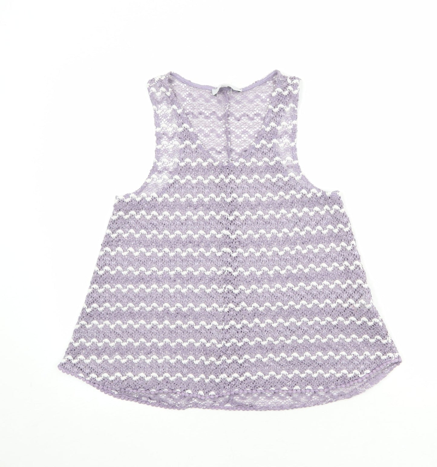 Womens UK Size 8 NEXT Purple Basic Tank