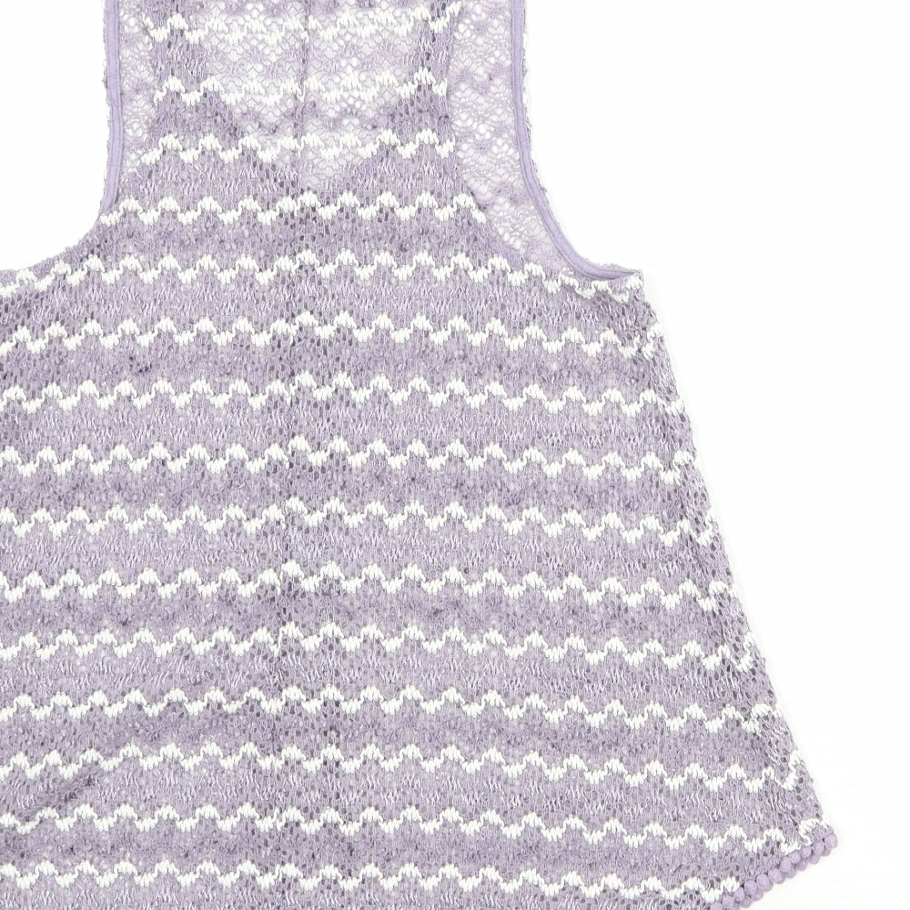 Womens UK Size 8 NEXT Purple Basic Tank