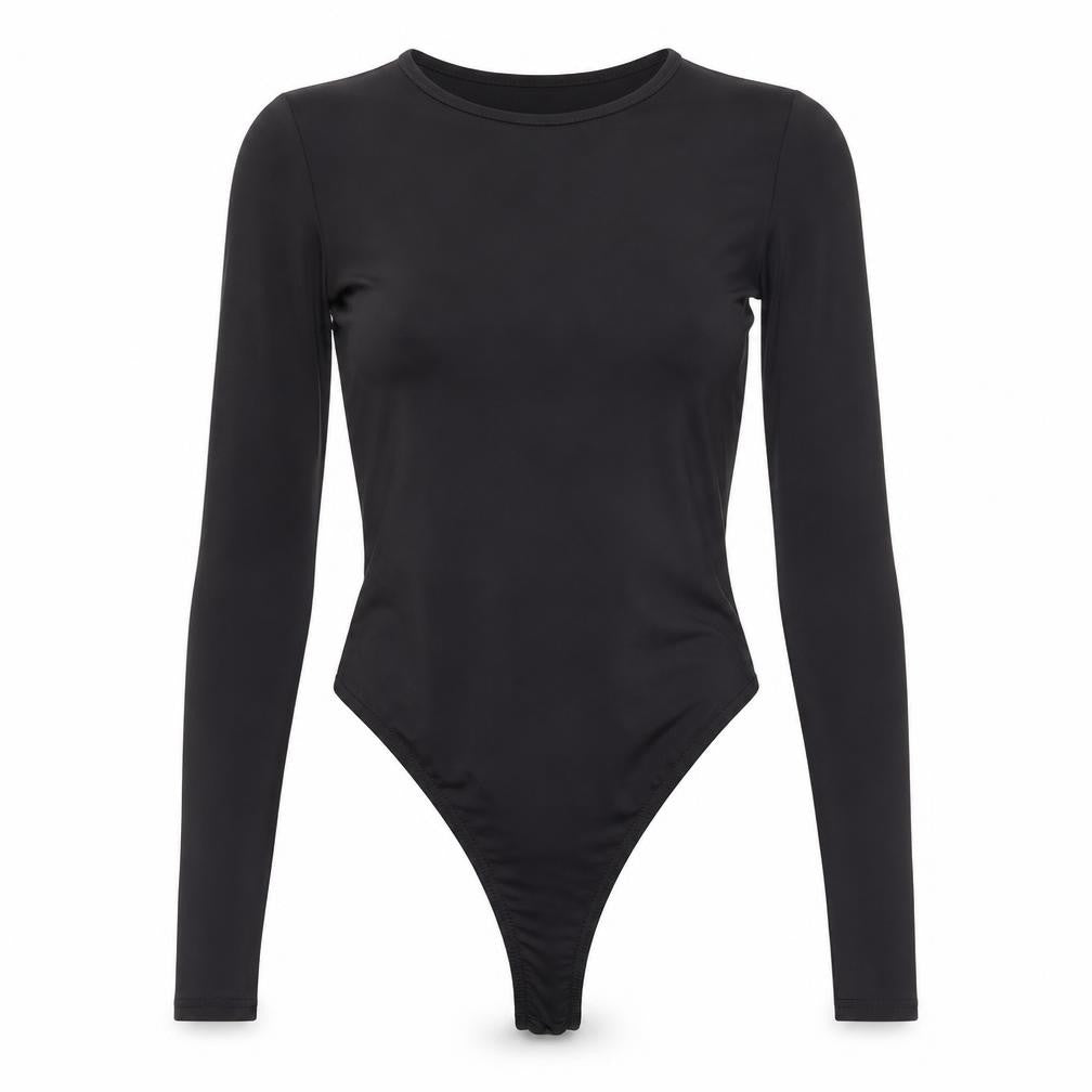Womens UK Size 6 PRETTYLITTLETHING One-Piece Black Bodysuit