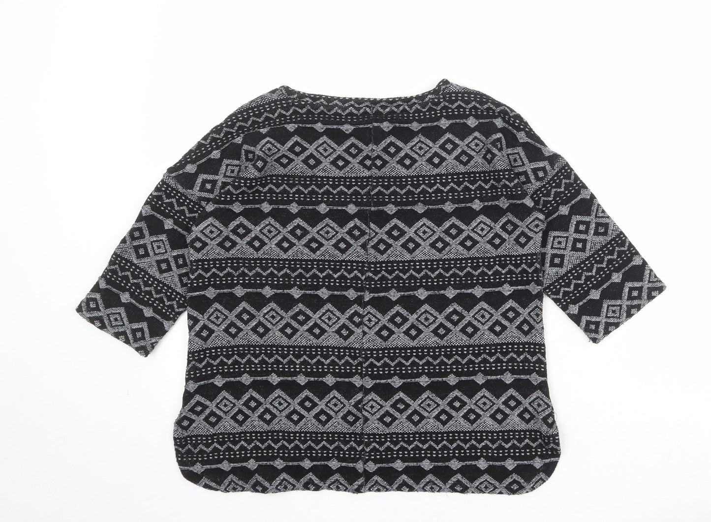 Womens UK Size 8 NEXT Black Pullover Jumper