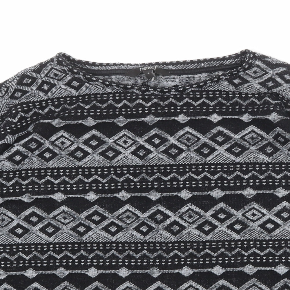 Womens UK Size 8 NEXT Black Pullover Jumper