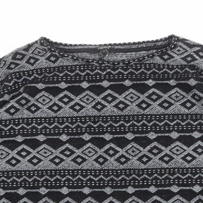 Womens UK Size 8 NEXT Black Pullover Jumper
