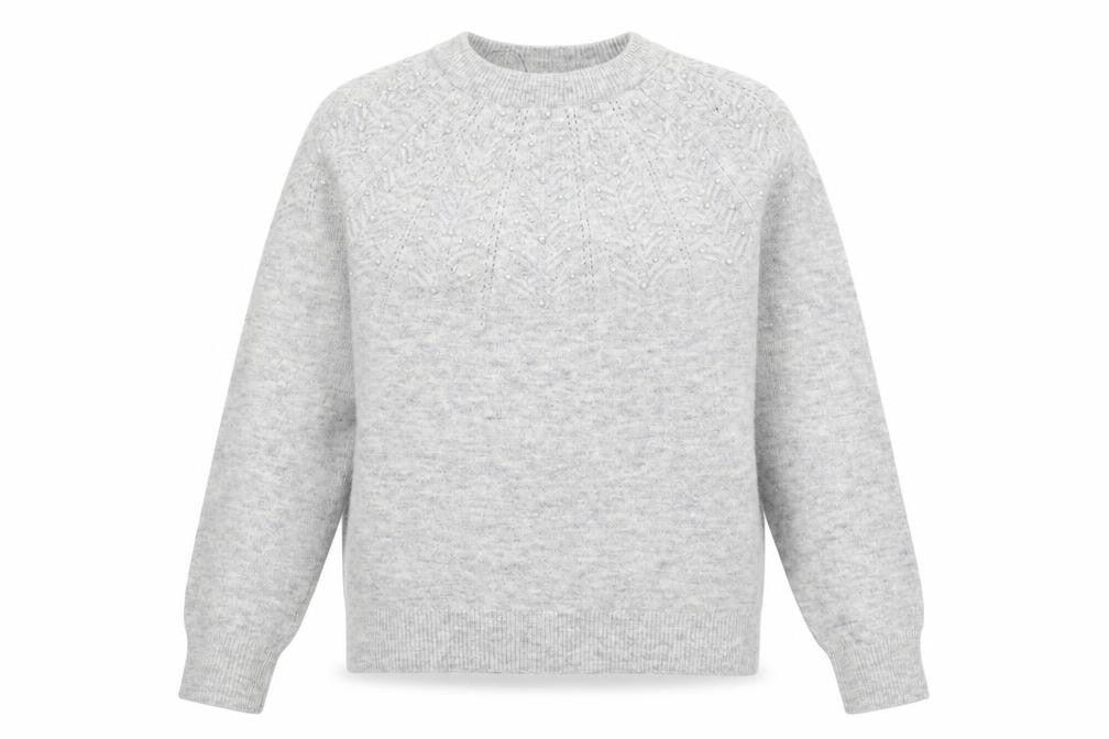Womens UK Size S Marks and Spencer Grey Pullover Jumper