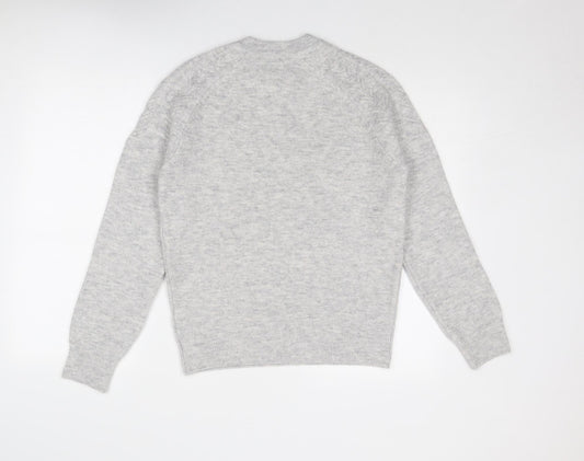 Womens UK Size S Marks and Spencer Grey Pullover Jumper