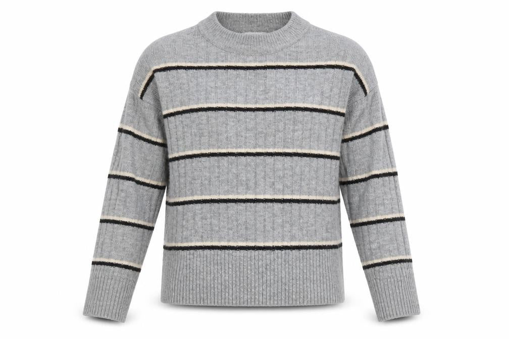 Womens UK Size 6 Warehouse Grey Pullover Jumper