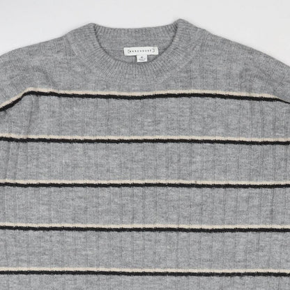 Womens UK Size 6 Warehouse Grey Pullover Jumper