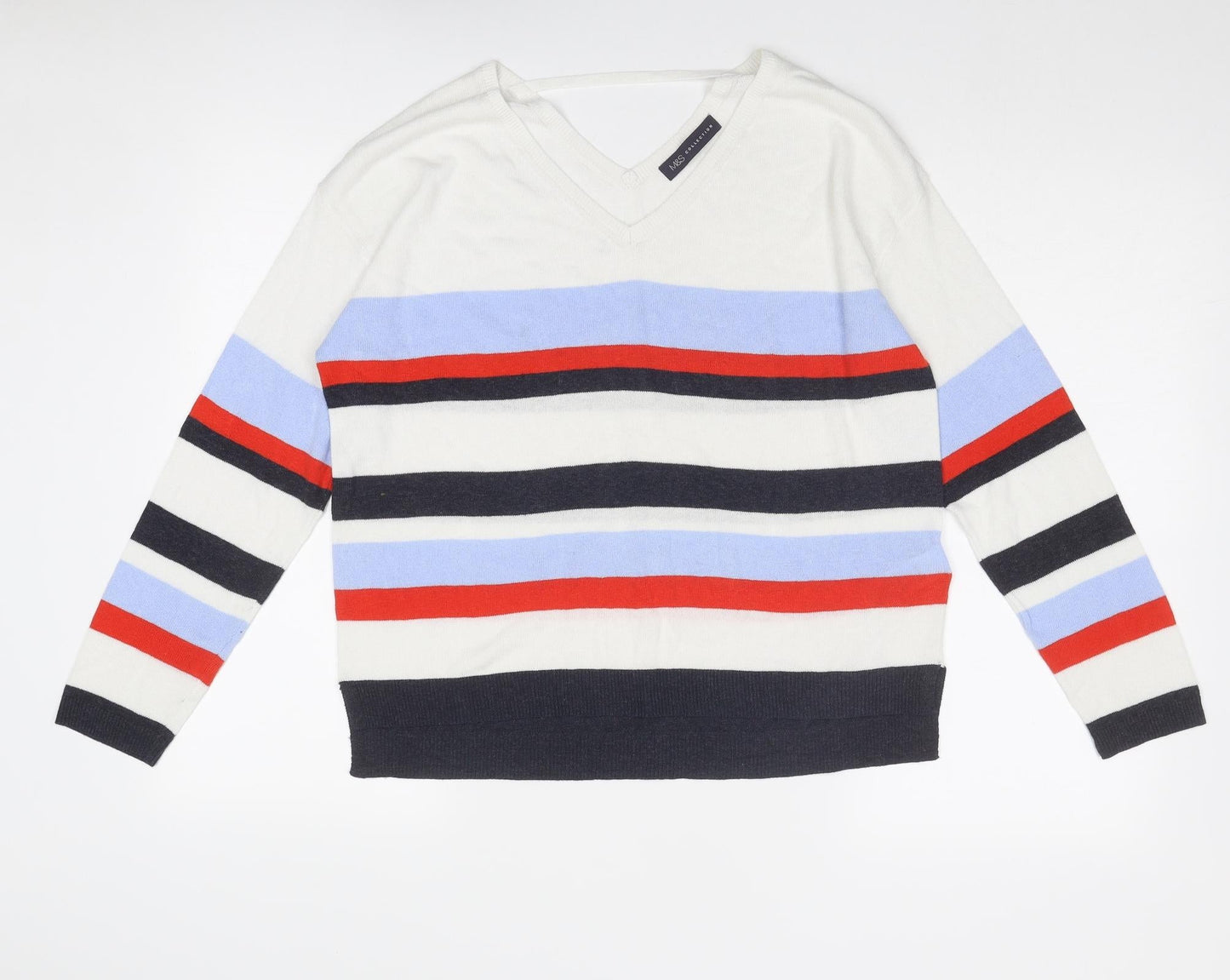 Womens UK Size 12 Marks and Spencer Multicoloured Pullover Jumper