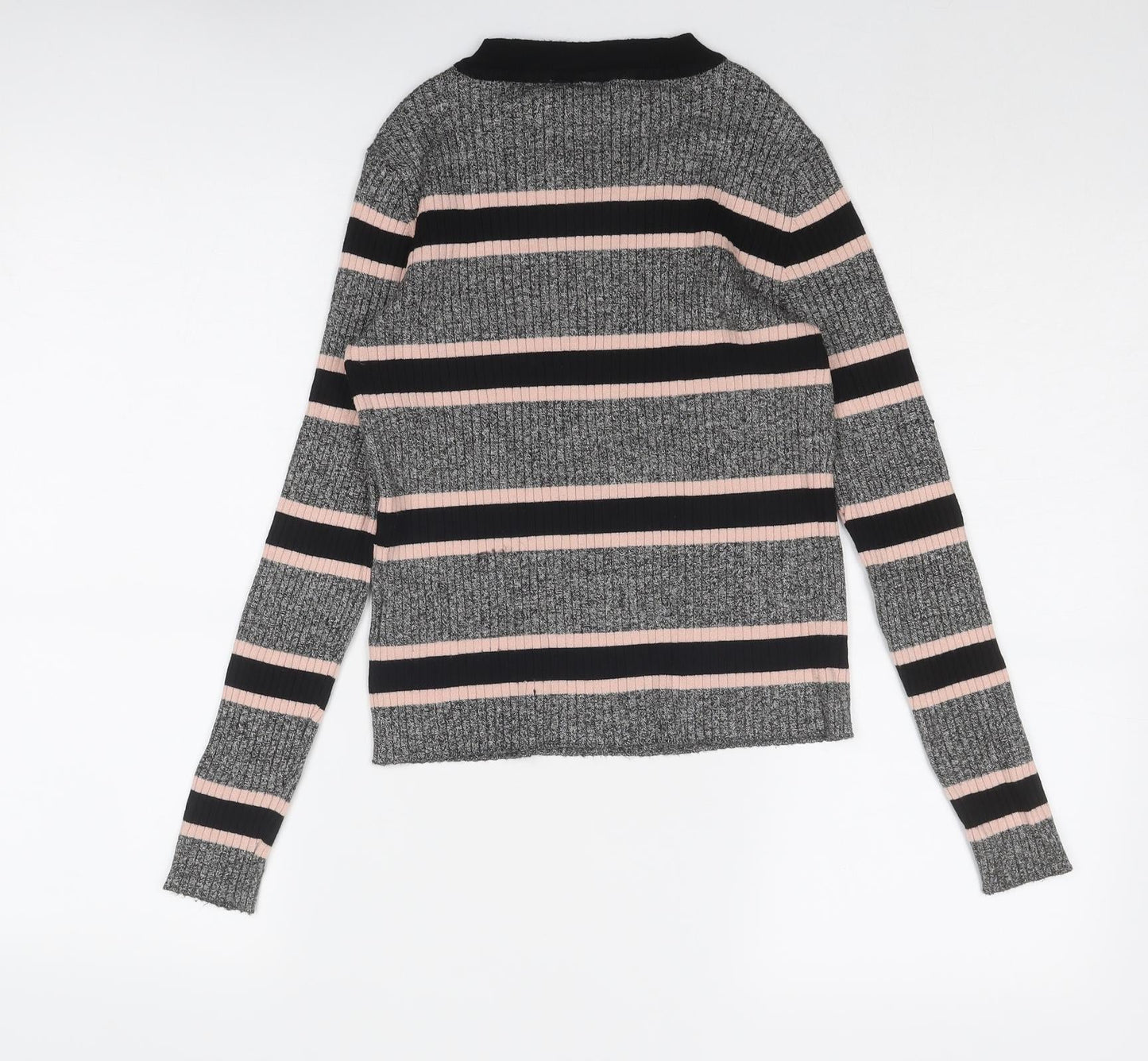 Womens UK Size M Divided by H&M Grey Pullover Jumper