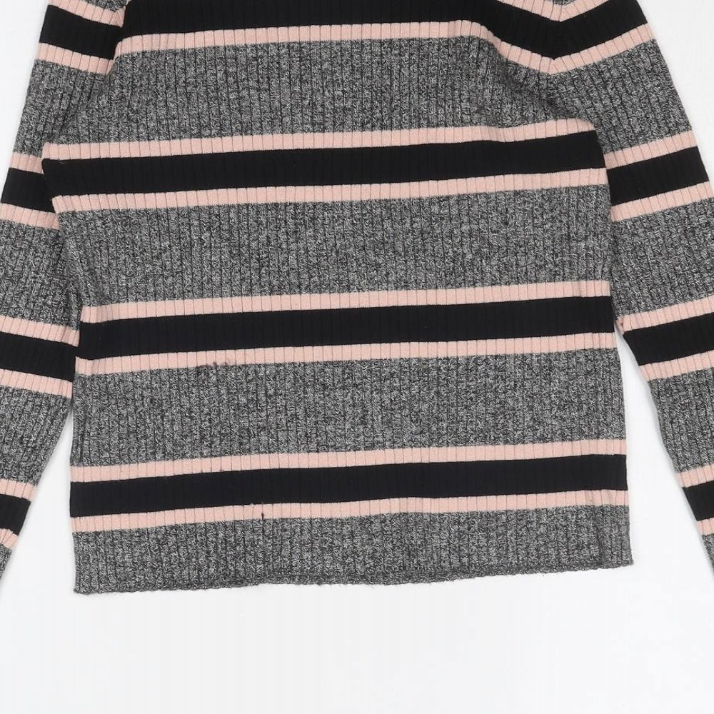 Womens UK Size M Divided by H&M Grey Pullover Jumper