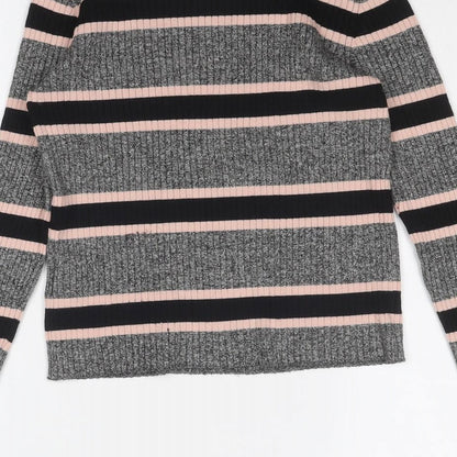 Womens UK Size M Divided by H&M Grey Pullover Jumper