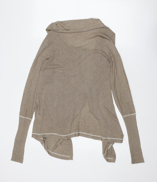 Womens UK Size 6 River Island Brown Cardigan Jumper