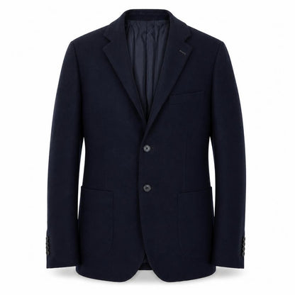 Libero Mens Blue Polyester Jacket Suit Jacket Size 36 Regular