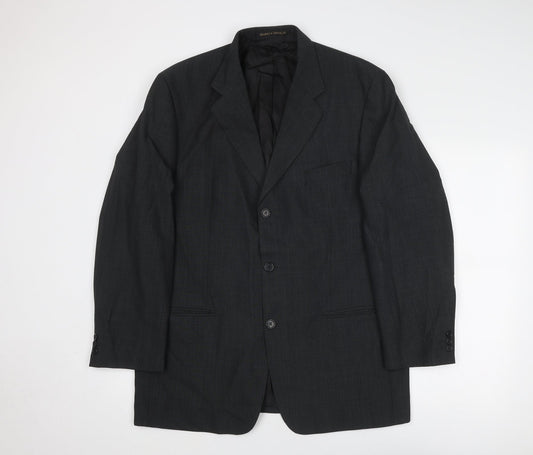 Mens UK Size 42 Marks and Spencer Regular Grey Suit Jacket
