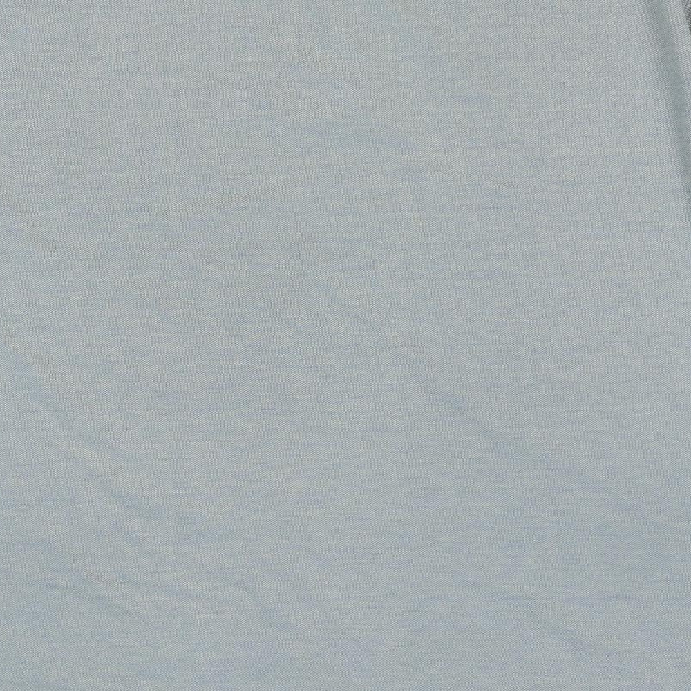 Cypress Point Mens Blue Polyester Polo Size XL Collared Button