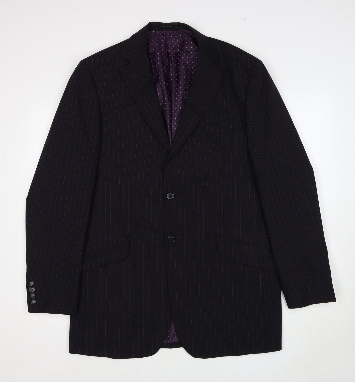 Mens UK Size 42 Marks and Spencer Regular Black Suit Jacket