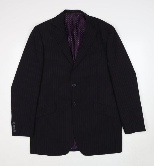 Mens UK Size 42 Marks and Spencer Regular Black Suit Jacket