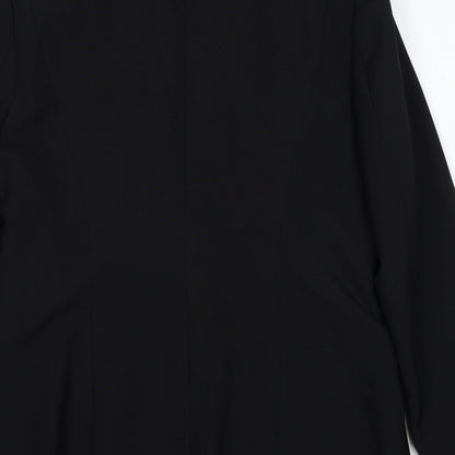 Dorothy Perkins Womens Black Polyester Jacket Suit Jacket Size 14