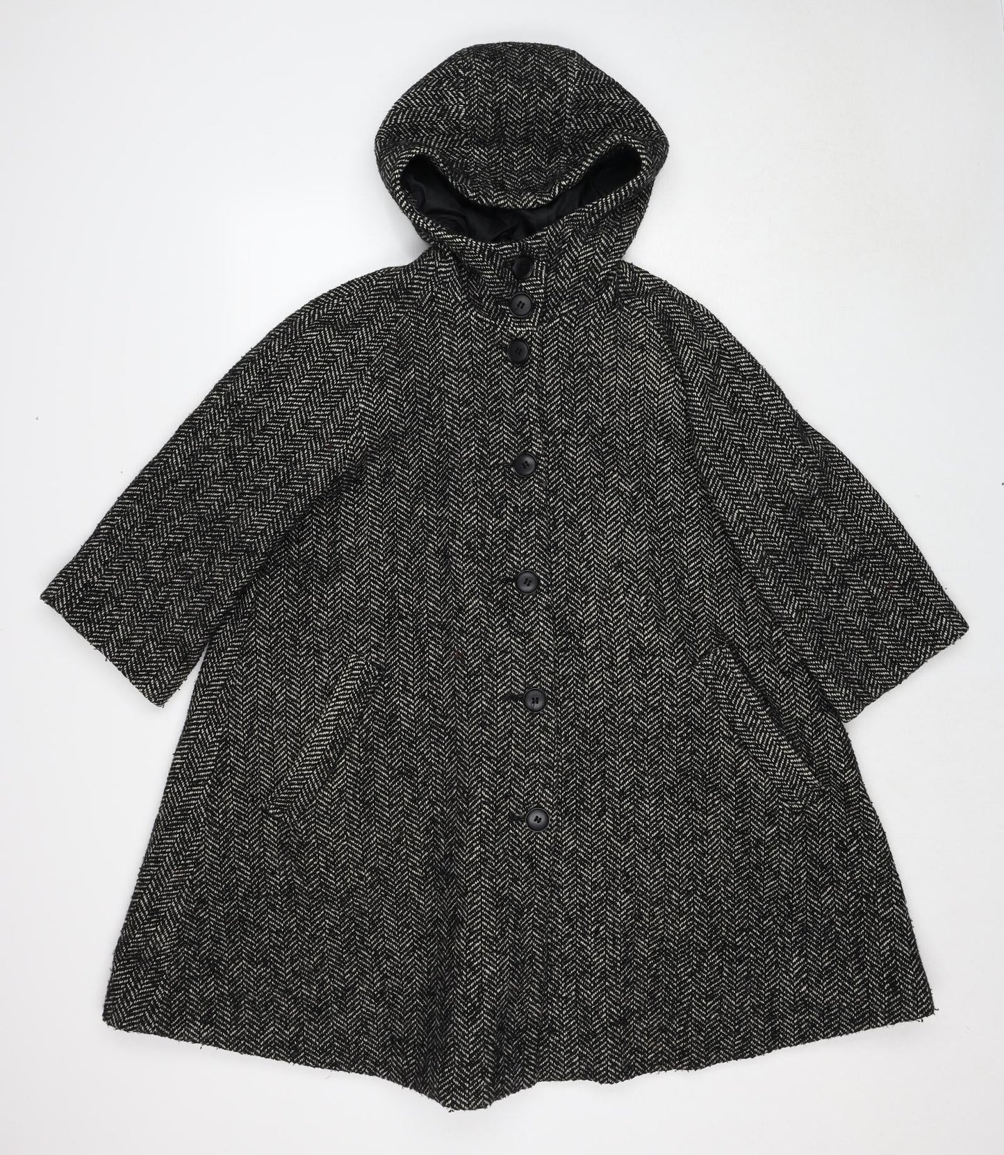 Womens UK Size 6 H&M Black Jacket