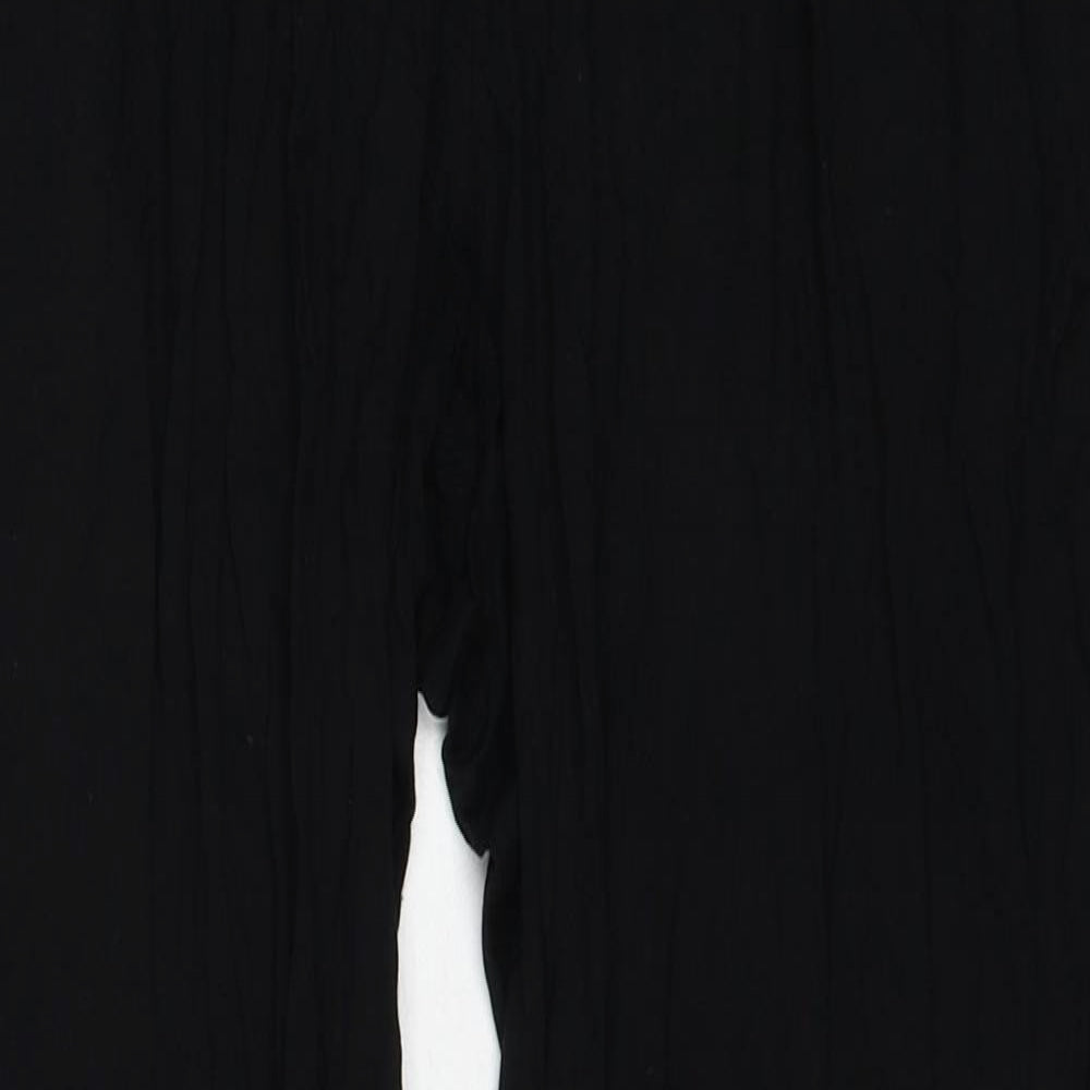 Womens UK Size M H&M Regular Fit  Black Trousers