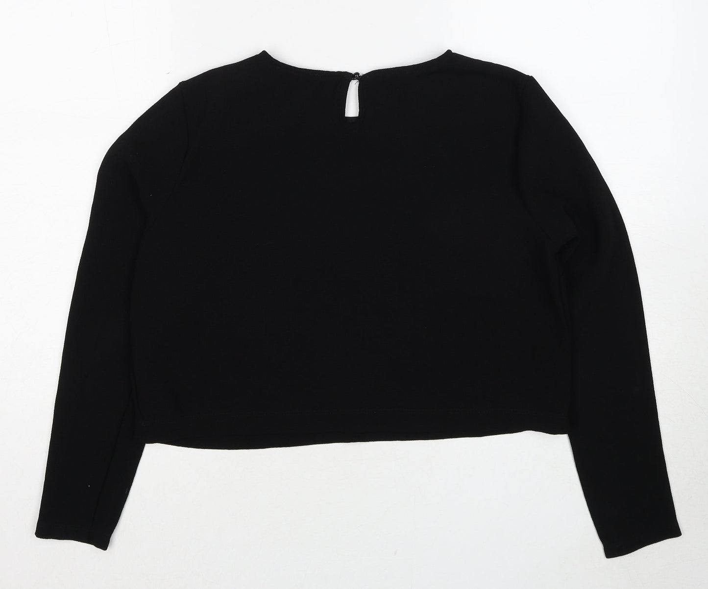 Womens UK Size M Mercer & Madison Black Basic Blouse