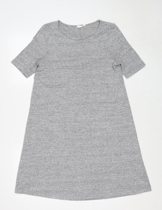 Gap Womens Grey Polyester A-Line Size S Boat Neck Pullover