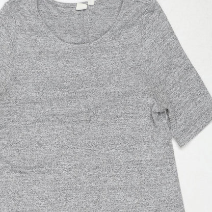 Gap Womens Grey Polyester A-Line Size S Boat Neck Pullover