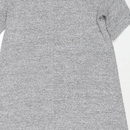 Gap Womens Grey Polyester A-Line Size S Boat Neck Pullover