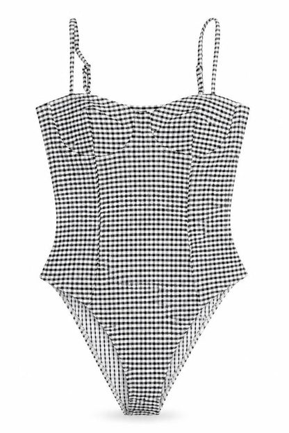 Womens UK Size S H&M One-Piece Black Bodysuit