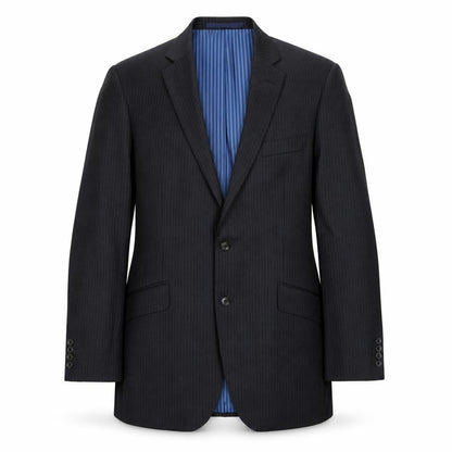 Marks and Spencer Mens Grey Striped Wool Jacket Suit Jacket Size 42 Regular