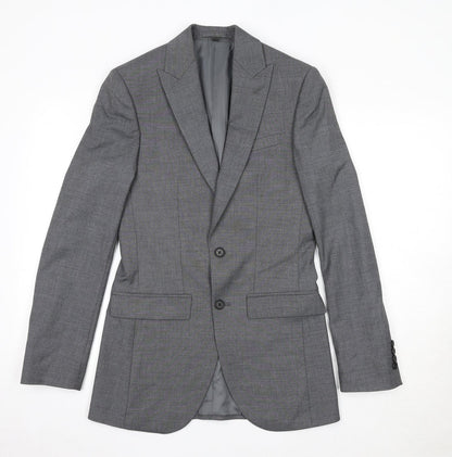 Mens UK Size 34 Marks and Spencer Regular Grey Suit Jacket