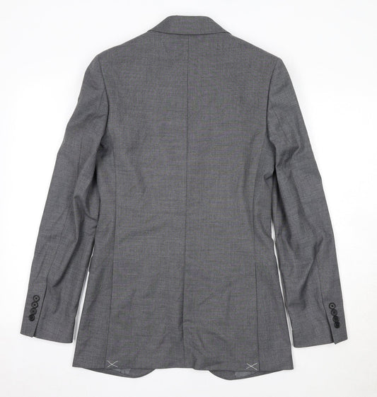 Mens UK Size 34 Marks and Spencer Regular Grey Suit Jacket
