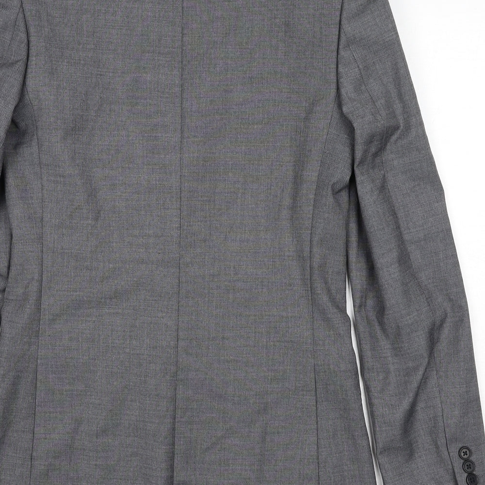 Mens UK Size 34 Marks and Spencer Regular Grey Suit Jacket