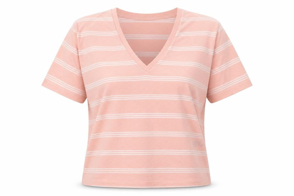 Womens UK Size 8 ASOS Pink Basic T-Shirt