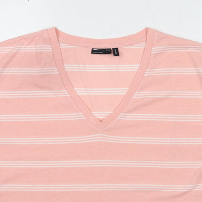 Womens UK Size 8 ASOS Pink Basic T-Shirt