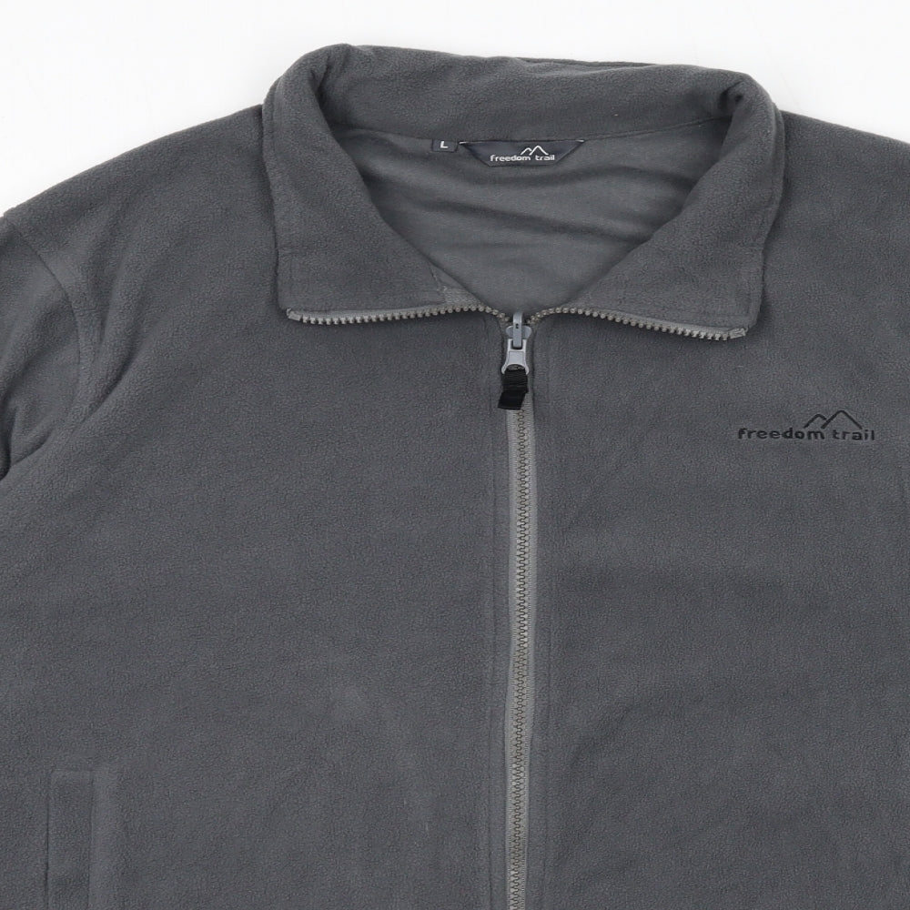 Mens UK Size L Freedom Trail Grey Jacket