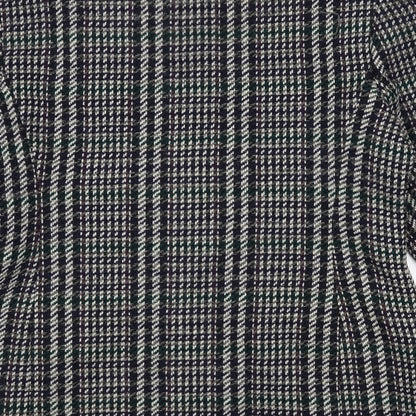St Michael Womens Multicoloured Geometric Jacket Size 14 Button