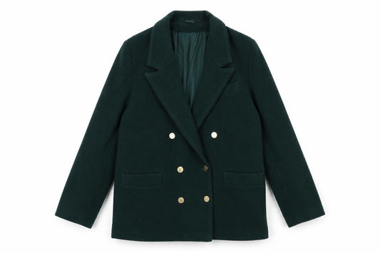 Womens UK Size 14 Classic Woman Green Jacket
