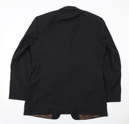 Mens UK Size 42 Burton Regular Black Suit Jacket
