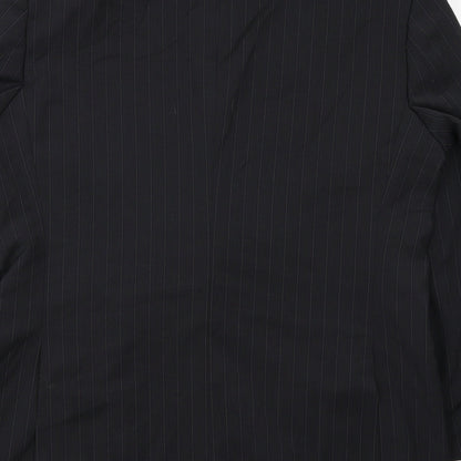 Mens UK Size 42 Burton Regular Black Suit Jacket