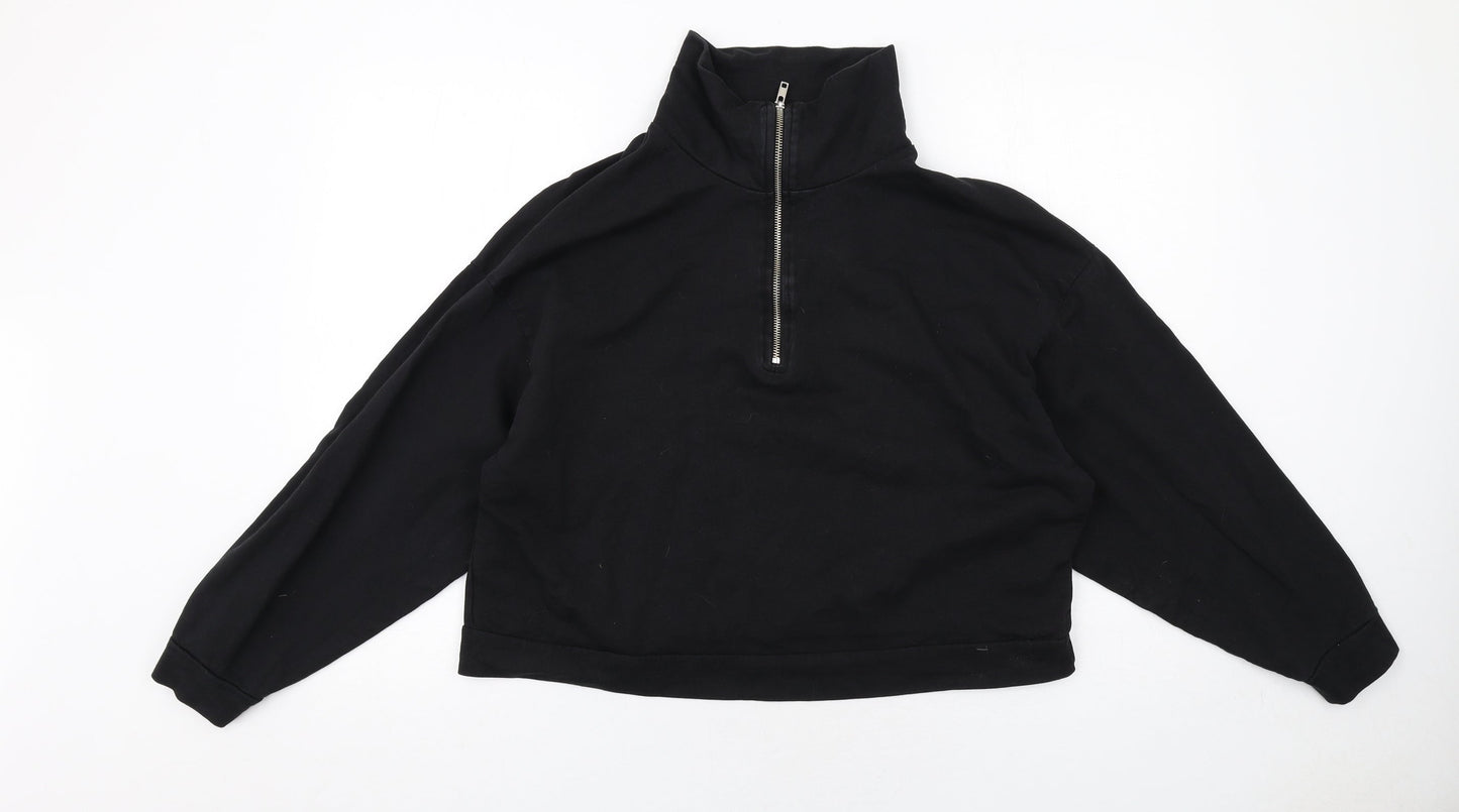 Womens UK Size 10 ASOS Black Pullover Sweatshirt