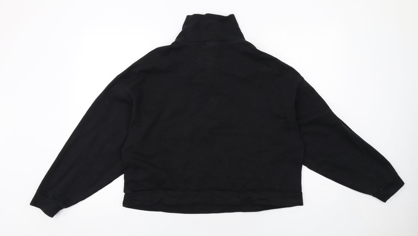 Womens UK Size 10 ASOS Black Pullover Sweatshirt