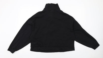 Womens UK Size 10 ASOS Black Pullover Sweatshirt