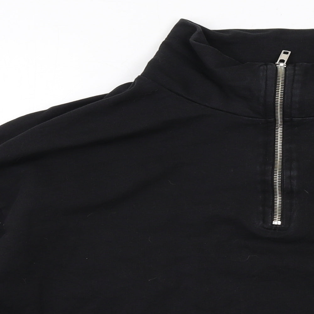 Womens UK Size 10 ASOS Black Pullover Sweatshirt