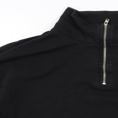 Womens UK Size 10 ASOS Black Pullover Sweatshirt