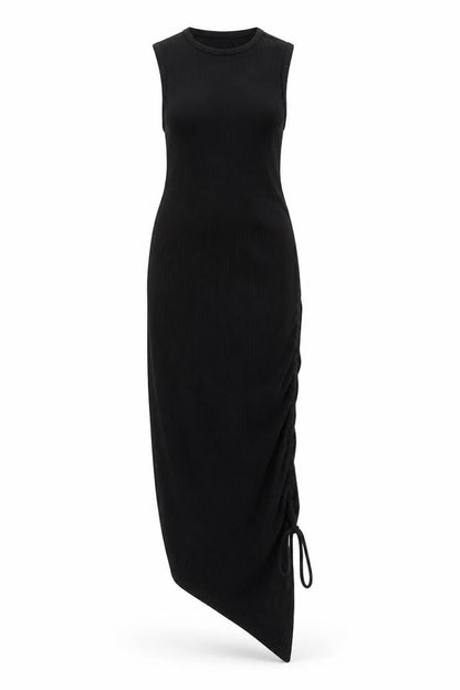 Missguided Womens Black Cotton Maxi Size 4 Round Neck Pullover