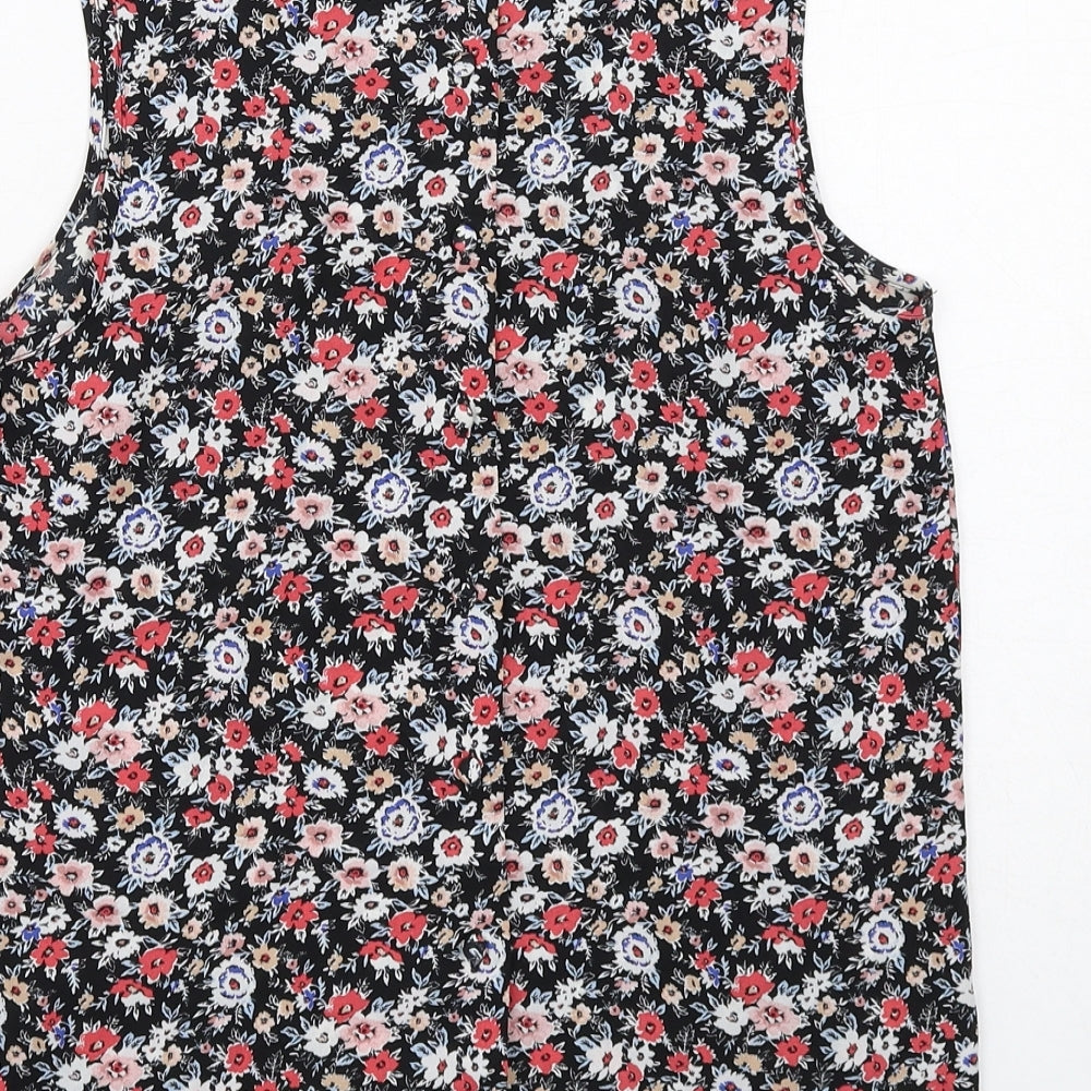 Womens UK Size 6 New Look Black Basic Tank