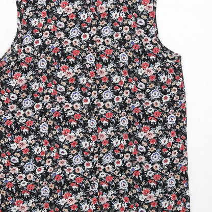 Womens UK Size 6 New Look Black Basic Tank